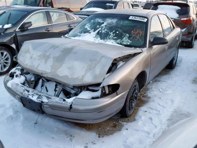 2G4WS52J931256228 - 2003 BUICK CENTURY CU TAN photo 2