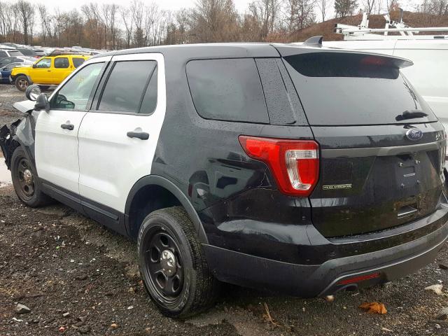 1FM5K8AR3GGA04570 - 2016 FORD EXPLORER P BLACK photo 3