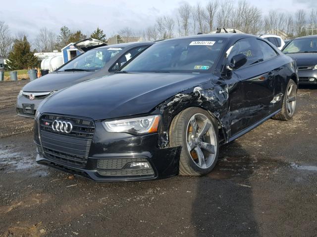 WAUVGAFR7EA016711 - 2014 AUDI S5 PRESTIG BLACK photo 2