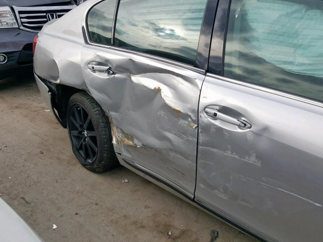 JTHCH96S960016126 - 2006 LEXUS GS GENERAT SILVER photo 9