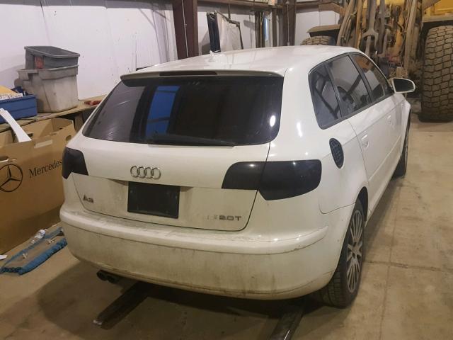 WAUMF78P06A188058 - 2006 AUDI A3 2.0 SPO WHITE photo 4