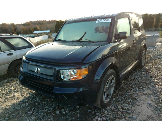 5J6YH18988L008744 - 2008 HONDA ELEMENT SC BLUE photo 2