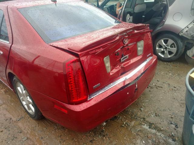 1G6DW67V980108264 - 2008 CADILLAC STS RED photo 9