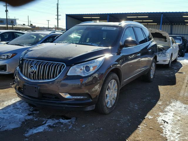 5GAKVBKD7GJ121359 - 2016 BUICK ENCLAVE BLACK photo 2