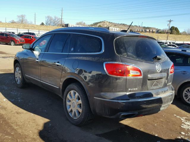 5GAKVBKD7GJ121359 - 2016 BUICK ENCLAVE BLACK photo 3