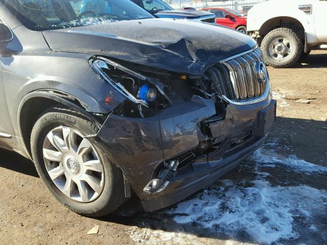 5GAKVBKD7GJ121359 - 2016 BUICK ENCLAVE BLACK photo 9