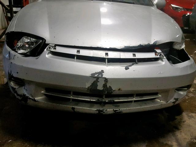 1G1JH52F537332077 - 2003 CHEVROLET CAVALIER L SILVER photo 9