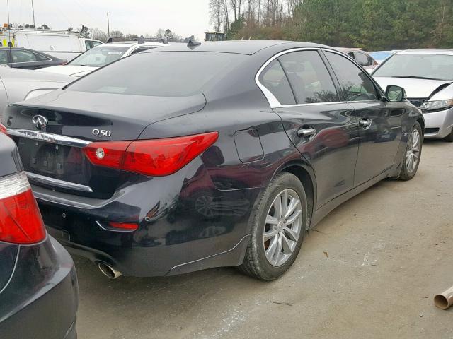 JN1BV7AP6FM332186 - 2015 INFINITI Q50 BASE BLACK photo 4