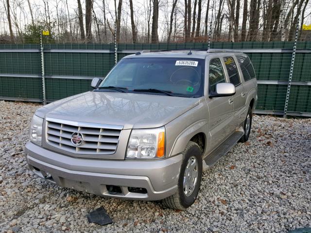 3GYFK66N14G256847 - 2004 CADILLAC ESCALADE E SILVER photo 2