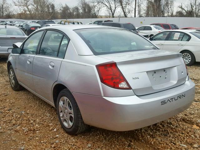1G8AJ52F95Z121882 - 2005 SATURN ION LEVEL SILVER photo 3