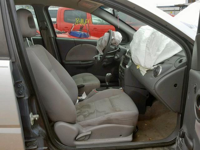 1G8AJ52F95Z121882 - 2005 SATURN ION LEVEL SILVER photo 5