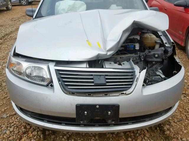 1G8AJ52F95Z121882 - 2005 SATURN ION LEVEL SILVER photo 9