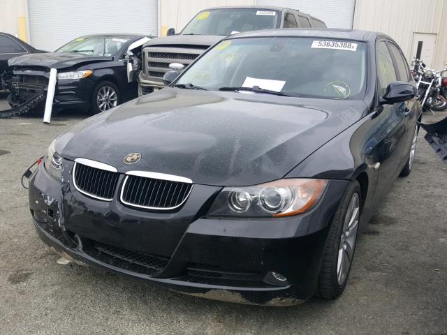 WBAVC53557FZ79312 - 2007 BMW 328 I SULE BLACK photo 2