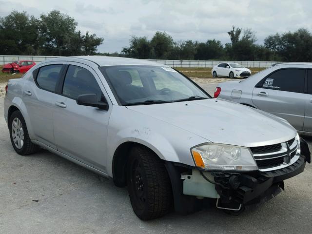 1B3BD4FB2BN541510 - 2011 DODGE AVENGER EX SILVER photo 1