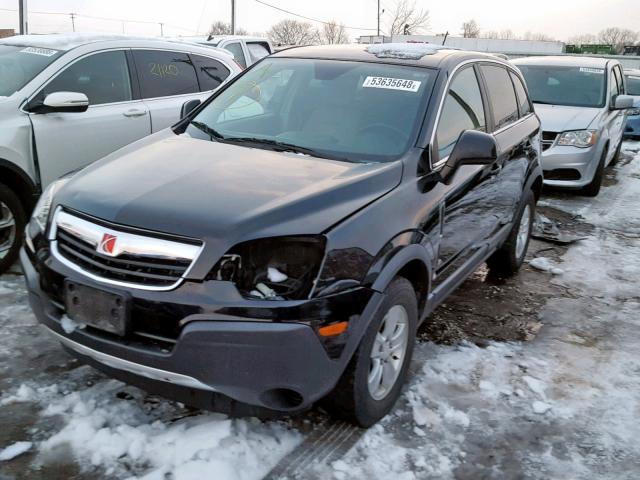 3GSCL33P28S570881 - 2008 SATURN VUE XE BLACK photo 2