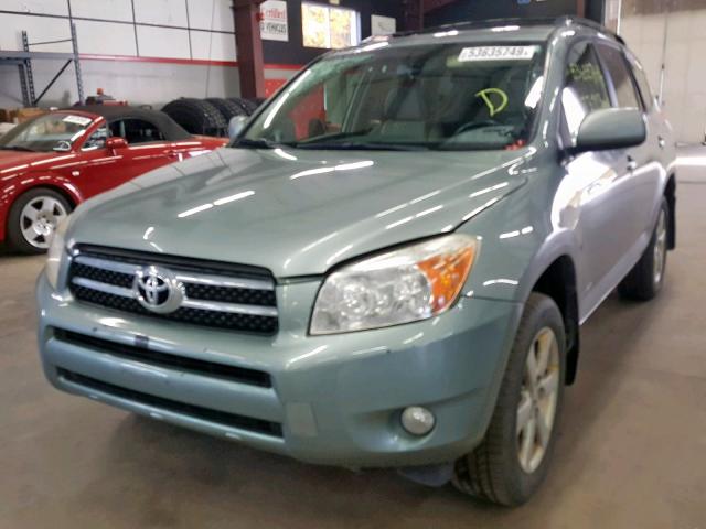 JTMBD31V176045786 - 2007 TOYOTA RAV4 LIMIT GREEN photo 2