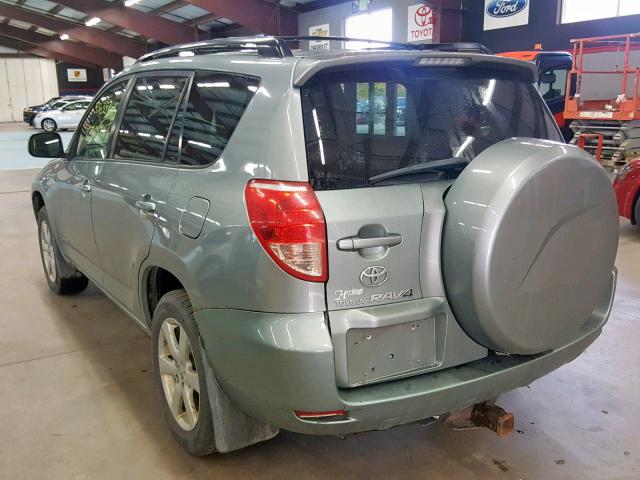 JTMBD31V176045786 - 2007 TOYOTA RAV4 LIMIT GREEN photo 3