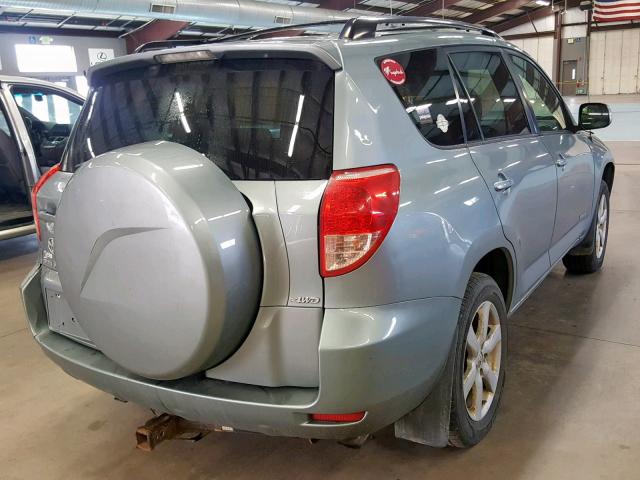 JTMBD31V176045786 - 2007 TOYOTA RAV4 LIMIT GREEN photo 4