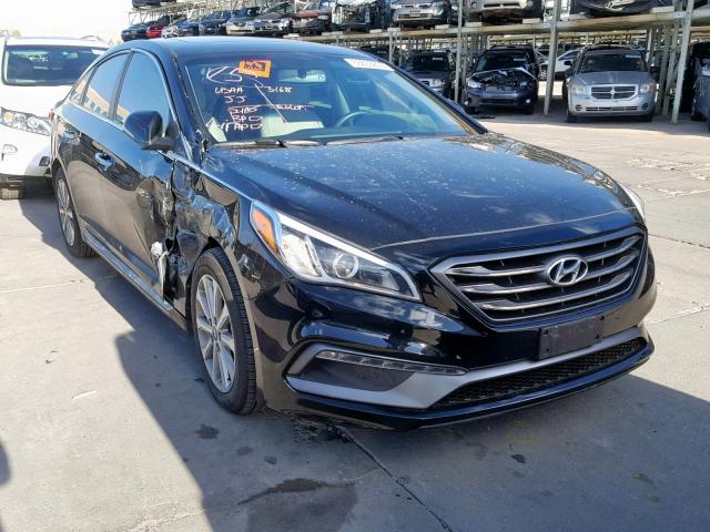 5NPE34AF3HH537421 - 2017 HYUNDAI SONATA SPO BLACK photo 1