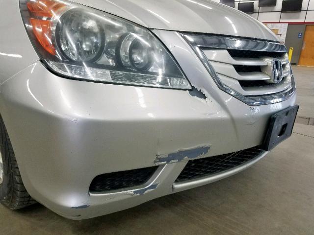 5FNRL38779B044545 - 2009 HONDA ODYSSEY EX SILVER photo 9