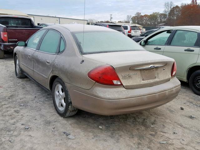 1FAFP55U63A219418 - 2003 FORD TAURUS SES BEIGE photo 3