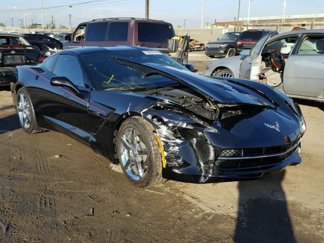 1G1YB2D75F5111681 - 2015 CHEVROLET CORVETTE S BLACK photo 1