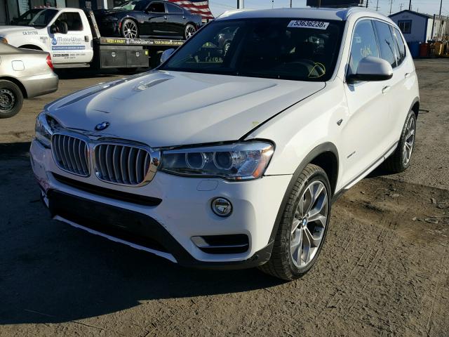 5UXWZ7C5XG0R32442 - 2016 BMW X3 SDRIVE2 Ақ фото 2