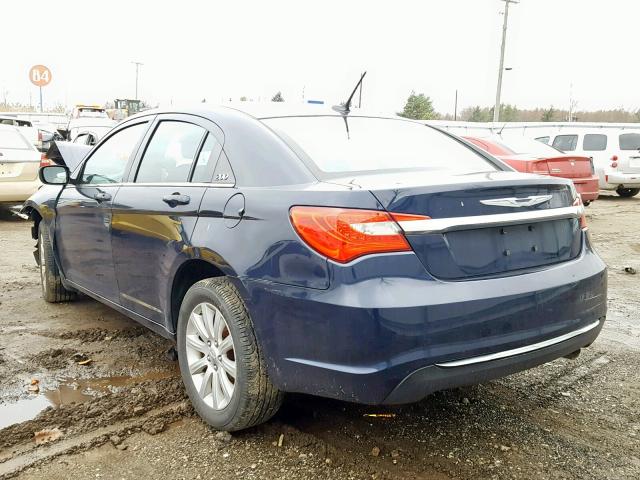 1C3CCBBB1DN723514 - 2013 CHRYSLER 200 TOURIN BLUE photo 3