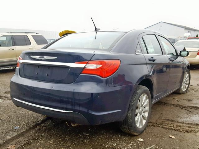 1C3CCBBB1DN723514 - 2013 CHRYSLER 200 TOURIN BLUE photo 4