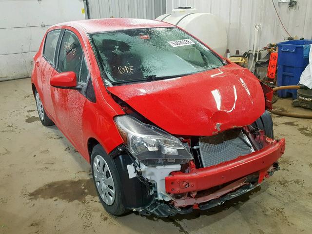 VNKKTUD30GA070220 - 2016 TOYOTA YARIS L RED photo 1