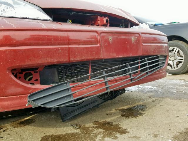 1FAHP3834YW389884 - 2000 FORD FOCUS ZTS RED photo 9