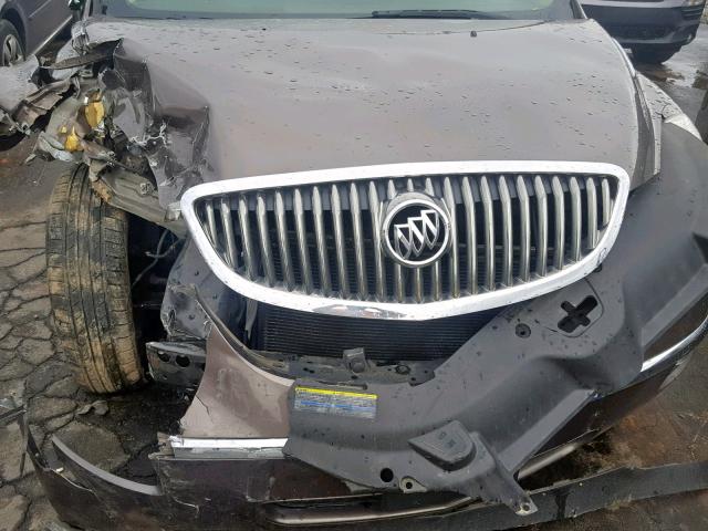 5GAER23798J274305 - 2008 BUICK ENCLAVE CX BLUE photo 7