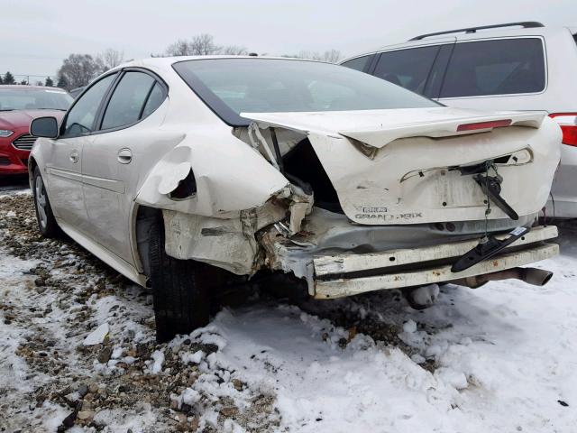 2G2WP552381120909 - 2008 PONTIAC GRAND PRIX WHITE photo 3
