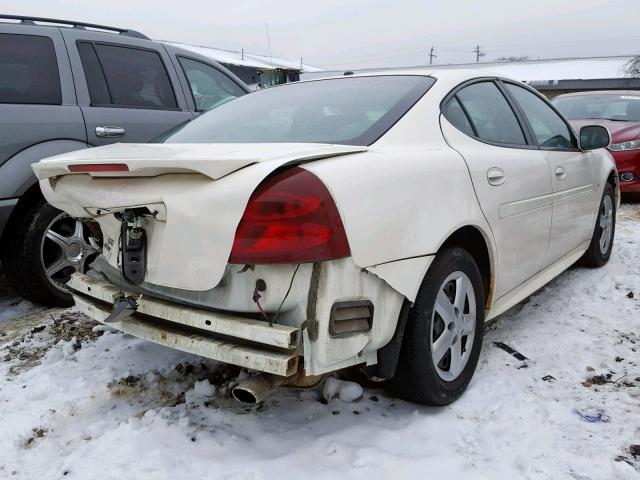 2G2WP552381120909 - 2008 PONTIAC GRAND PRIX WHITE photo 4