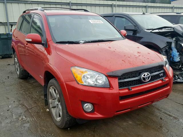 JTMRK4DVXA5096092 - 2010 TOYOTA RAV4 SPORT RED photo 1