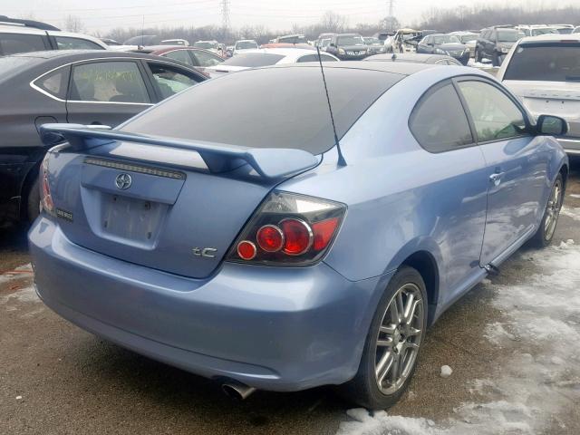 JTKDE3B7XA0302968 - 2010 TOYOTA SCION TC 蓝色 照片 4