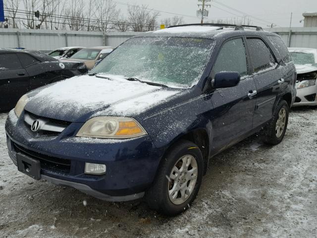 2HNYD18984H523911 - 2004 ACURA MDX TOURIN BLUE photo 2