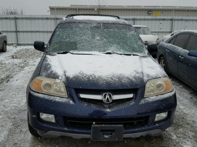 2HNYD18984H523911 - 2004 ACURA MDX TOURIN BLUE photo 9