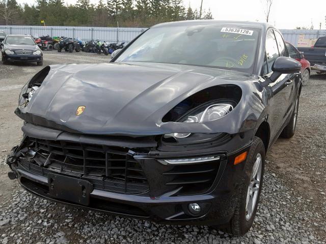 WP1AA2A53JLB01586 - 2018 PORSCHE MACAN BLACK photo 2