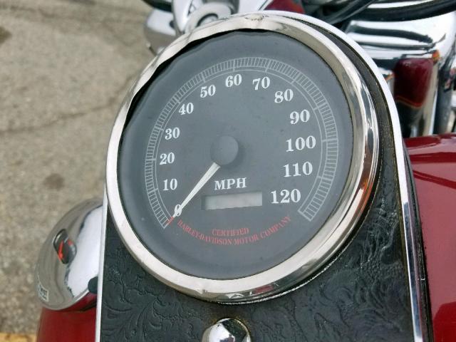 1HD1FDL15TY606025 - 1996 HARLEY-DAVIDSON FLHR RED photo 8