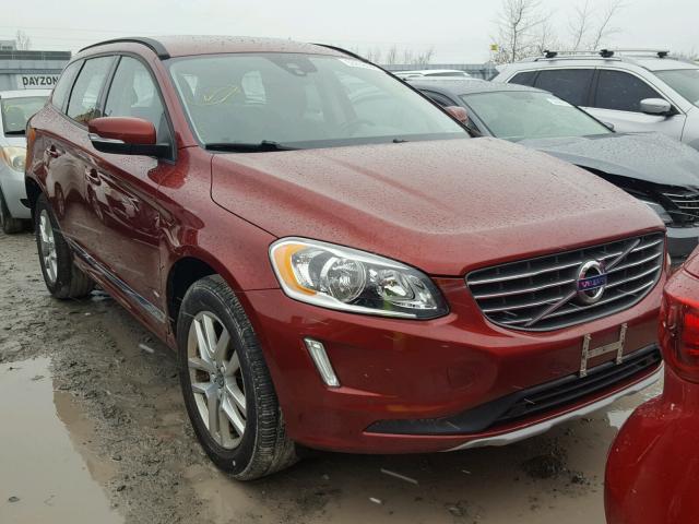 YV440MDJ0H2004591 - 2017 VOLVO XC60 T5 MAROON photo 1