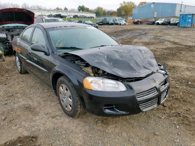 1B3EJ46UX1N716463 - 2001 DODGE STRATUS SE BLACK photo 1