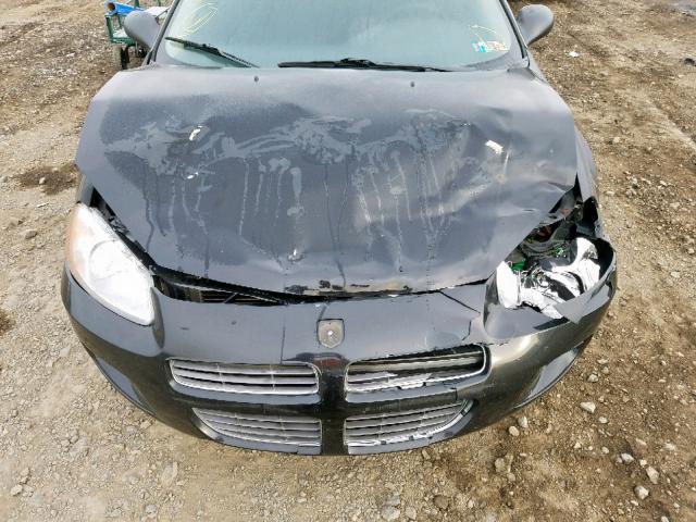 1B3EJ46UX1N716463 - 2001 DODGE STRATUS SE BLACK photo 7