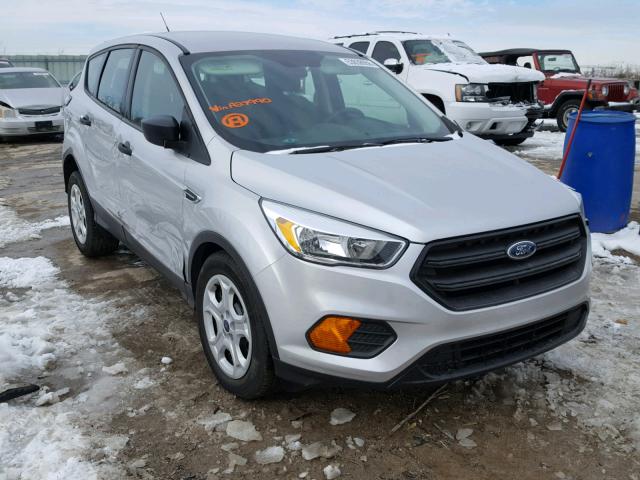 1FMCU0F71HUA27990 - 2017 FORD ESCAPE S SILVER photo 1