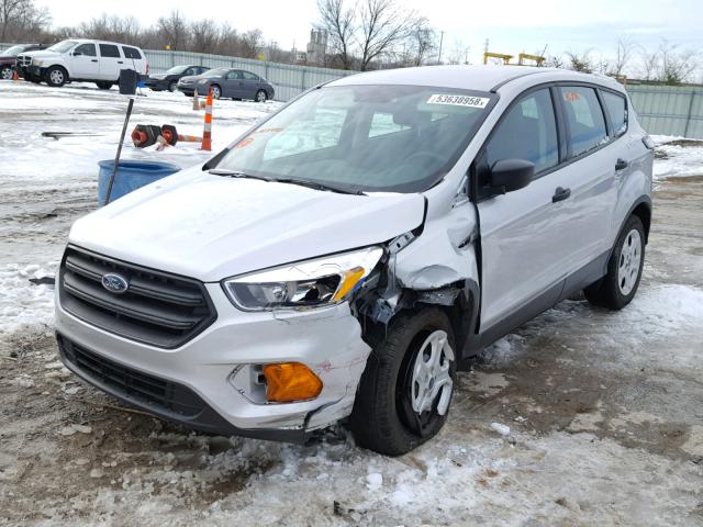 1FMCU0F71HUA27990 - 2017 FORD ESCAPE S SILVER photo 2