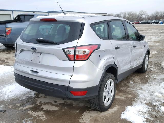 1FMCU0F71HUA27990 - 2017 FORD ESCAPE S SILVER photo 4