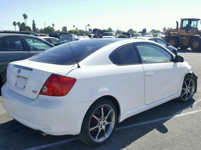 JTKDE177550017033 - 2005 TOYOTA SCION TC თეთრი ფოტო 4