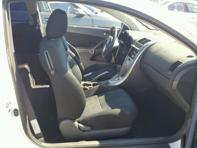 JTKDE177550017033 - 2005 TOYOTA SCION TC თეთრი ფოტო 5