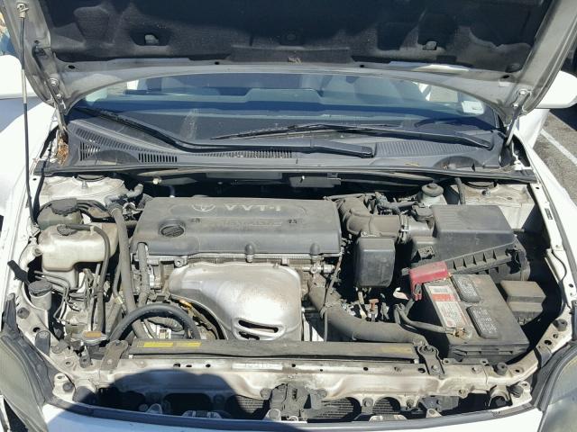JTKDE177550017033 - 2005 TOYOTA SCION TC თეთრი ფოტო 7