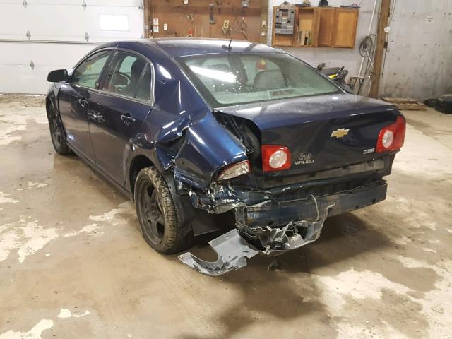 1G1ZA5E08A4133294 - 2010 CHEVROLET MALIBU LS ლურჯი ფოტო 3
